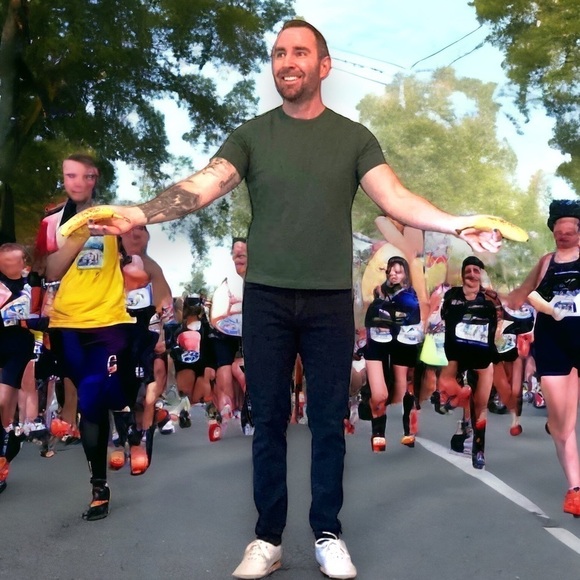 Banana Republic Crew Neck Green Short Sleeve Shirt - Medium - Picture 2 of 9